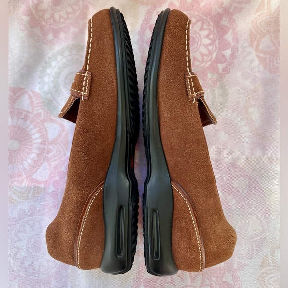 Cole Haan Drivers Brown Size 10 Loafers Suede Leather Waterproof NikeAir - Picture 13 of 15